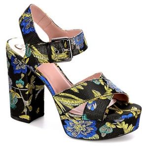 SAM EDELMAN MARIA 9 Platform Block Heel!